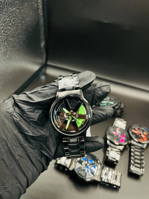 Chrono Watch Nismo style - Black and Green